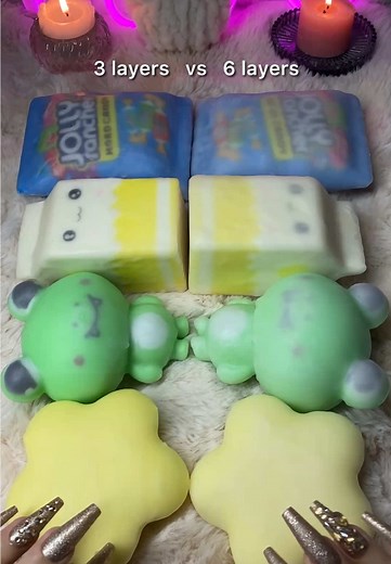 ASMR Squishy Wax Cracking: 3 or 6 Layers?