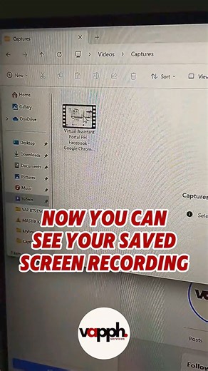 How to screen record on your desktop. #exceltips #microsoftWord #vapph #virtualassistantportalph #vas #VapGraded #tricks @topfans #howtoscreenrecordonyourdesktop | Virtual Assistant Portal PH