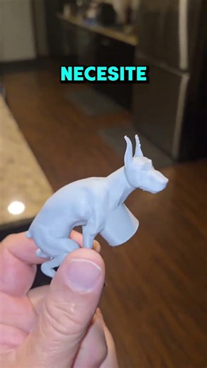 IMPRIMIÓ UN DOBERMAN EN 3D!!