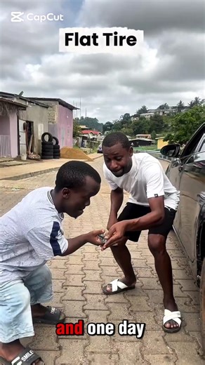 "Prank Gone Wrong: Car Tire Trick Leads to Trouble!"