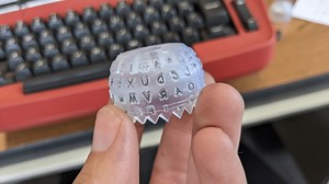 3d-printable custom type balls for IBM Selectric typewriters