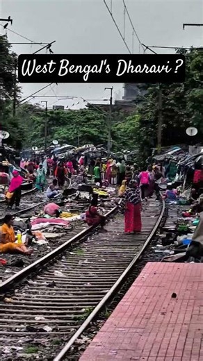 Park Circus Station ❌ West Bengal's Dharavi Station Condition With Slums