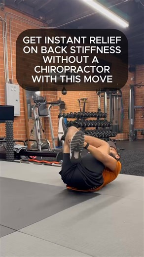 Stiff Back? This one move is a game-changer! Be sure to go slow and stretch stress should be 7 or 8 max out of 10 ✌️ #healthylifestyle #backpainrelief #backpain #spinalhealth #over50 | WH HealthTips