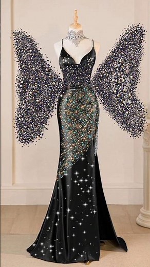 Butterfly dress design ideas you’ll love #creativestyle #dressdesign #fashiondesign #gown