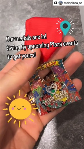 Main Plaza medal. | Fiesta Medal Maniacs