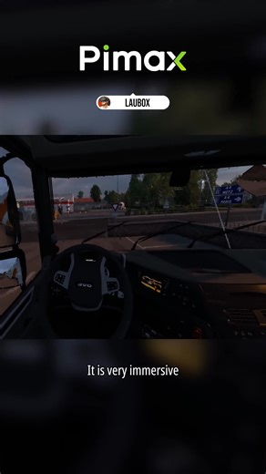 Laubox drives Euro Truck Simulator 2 with Pimax Crystal Super. Realism taken to another level! Full review: https://www.youtube.com/watch?v=fmh3FEqiKPQ | Pimax