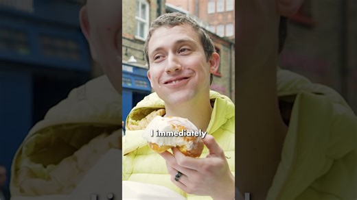 Giant beignet taste test: Surprising reactions & outdoor laughter!