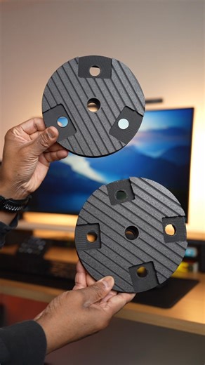 This laptop stand for the 3D printed desk shelf has a lot of improvements! Stronger, higher tilt, larger leg variations if needed, and no more blocking the laptop's lid notch. Best of all, all parts fit on the A1 mini! Grab the STL Pack at shop.theworkspacehero.com #3dprint #workspace #desksetup | The Workspace Hero