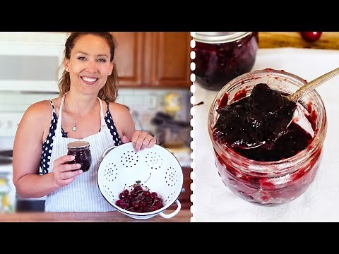 Why YOU Need a Steam Canner | Quick & EASY Homemade Cherry Jam Recipe Low Sugar!!