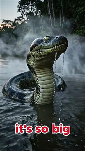 This Anaconda Can Kill Anything – Real Footage 🐍🔥 #snake #big #jurassicworld #wildlifeentertainment