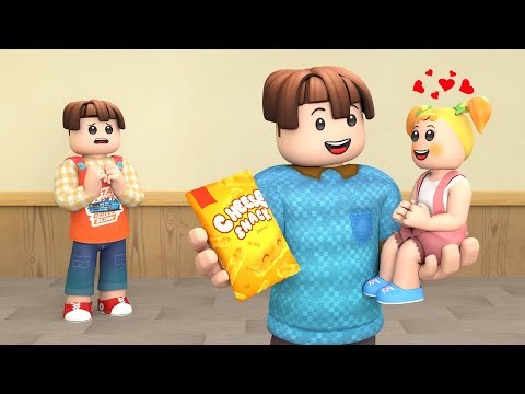 ROBLOX Brookhaven 🏡RP: The Bacon Hair Learns To Share | Roblox Leo