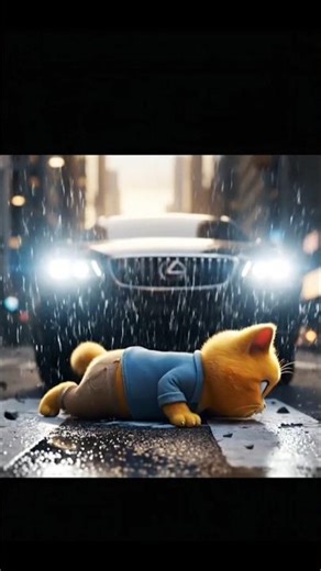 😱“A Human-Like Cat’s Fight for🥲😭 Life”#humancat #anthropomorphiccat #catstory #catlife #catanimation