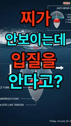 찌 없이 입질 파악하는 30년 고수의 손맛 ! #잠길찌낚시 #전유동 #감성돔
