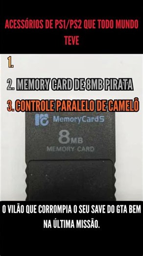 3 ACESSÓRIOS de PS1 e PS2 que todo mundo já teve! 🎮💿 #shorts