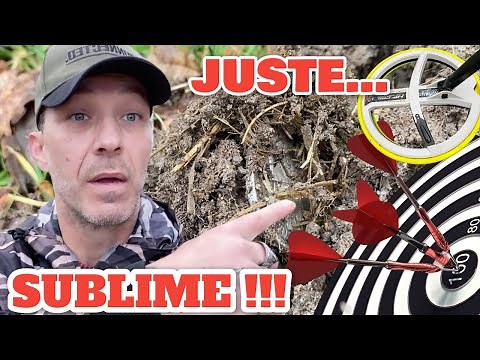 DÉTECTION DE MÉTAUX 2022,UNE CIBLE ÉNORME AVEC MON DÉTECTEUR