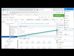 APEX26 of 30: Create a master-detail form with two details sections.