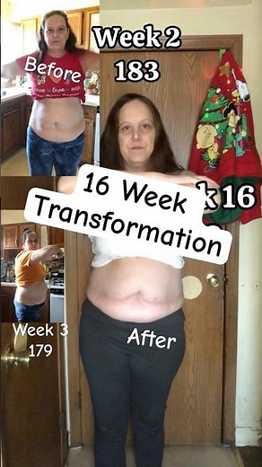 16 Week Weight Loss Transformation | 162 lbs -25 lbs GONE! | Before & After Progress