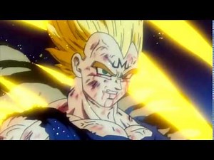 Vegeta saying "I'm going to crush you, and throw you into the wind".