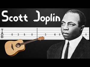 The Entertainer - Scott Joplin Guitar Tutorial, Guitar Tabs, Guitar Lesson (Fingerstyle)