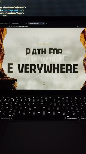 Sudeep Acharjee | Full-Stack Developer on Instagram: "It's way more hefty than html and css. Source code available at GitHub. #3js #animation #frontend #parallax #reactjs #Macbook #msigaming #github"
