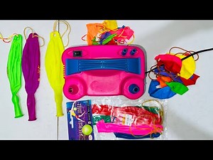 "🎈GIANT Colorful Balloons! 🌈 Blowing, Stretching & Popping Fun! 💥😆"