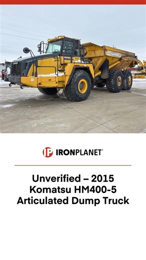 Start the new year with the gear you need for the job! Check out what we're selling on IronPlanet Weekly auction on Dec 22. Featured items include: 2015 (unverified) Komatsu HM400-5 Articulated Dump Truck 2019 Genie GTH-1056 Telehandler 2020 Kenworth T680 6x4 T/A Sleeper Truck Tractor 2022 Kubota R640 Wheel Loader 2013 Genie Z-45/25J 2WD Electric Articulating Boom Lift 2015 Skyjack SJIII 4632 Electric Scissor Lift and much more! With over 2500 items in two days, you don't want to miss out! View 