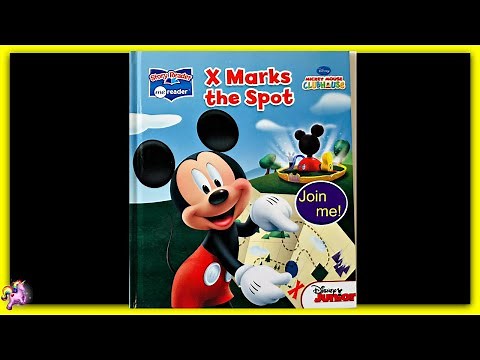 DISNEY MICKEY MOUSE "X MARKS THE SPOT!" - Read Aloud - Storybook for kids, children