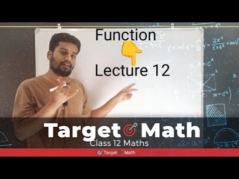 Class 12 R D Sharma || Ncert chapter 1 👉 Function Lecture 12