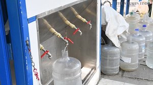 In India's IT hub of Bengaluru, the water ATMs can dispense up to 20 litres of water for as little as five rupees (10 Singapore cents). http://str.sg/ohrh | The Straits Times