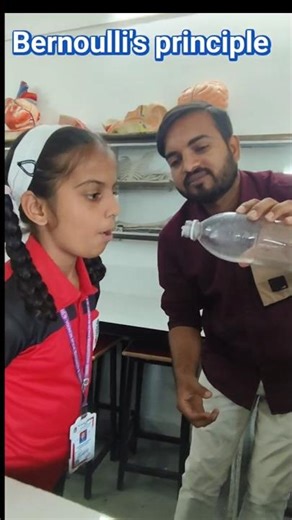 bernoulli's principle activity for student #a2zpracticals #activity #homeexperiments