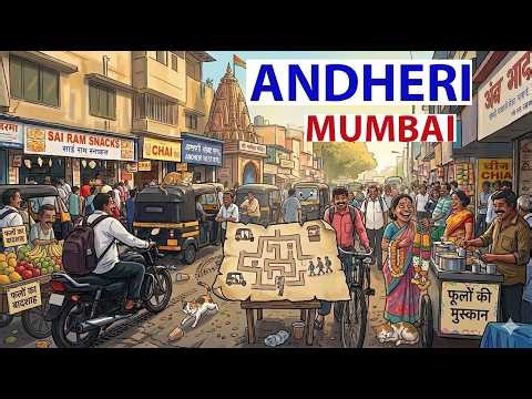 Andheri - Walking Streets of Mumbai INDIA