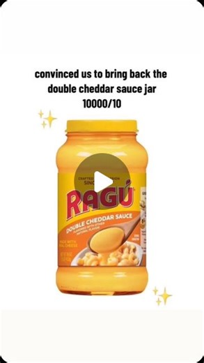 RAGÚ | 🧀 Say cheese! Our Double Cheddar Cheese Sauce Jar is now available at @publix and @krogerco. Jars will be available @walmart at the end of... | Instagram
