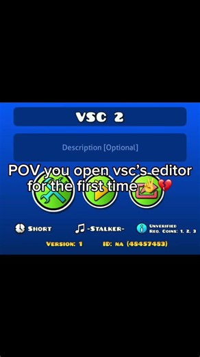 VSC’s editor is crazy 😭🙏 #geometrydash