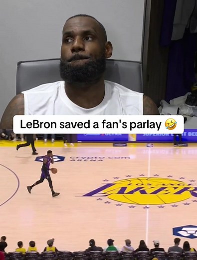 LeBron James Saves Fan's Parlay in NBA Action