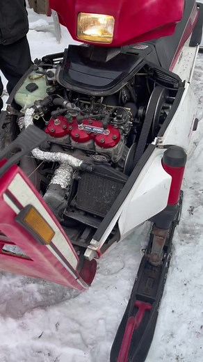 Yamaha Phazer with a 700 triple in it! One of the old mans creations 😁#AmazonSavingSpree #YellowstoneTV #foryourpage #foryourpage #fyp #fypシ #4u #uppermichigan #michigan #yamaha#phazer #700triple #tripletrouble