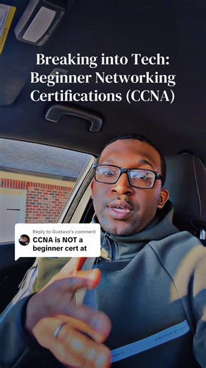 Replying to @Gustavo True CCNA is not technically a beginner Certification but it is more often than not the starting point for a lot of networking professionals. #computernetworking #fyp #techtok #ccna #cybersecurity