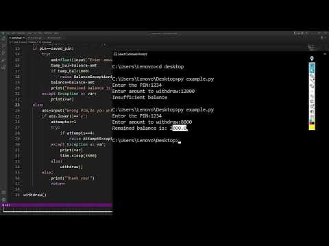 User Defined Exception Example | Exception Handling in Python