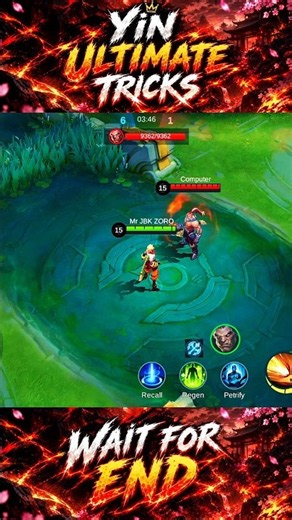 Yin New Tricks Tutorial Mobilelegends #mrjbk #mlbb #yin#tutorial #mlbbshorts