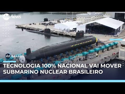 Marinha avança na construção de submarino nuclear inédito para América Latina | #SBTBrasil