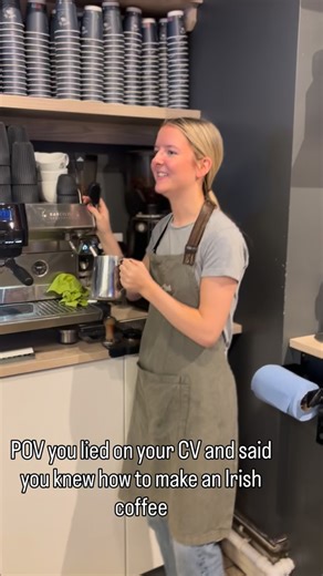One of favourite barista told us the other day she knew how to make an Irish coffee | Coffee Hut