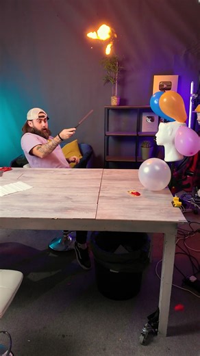 Crafting with a spark: Unleashing fireball magic!