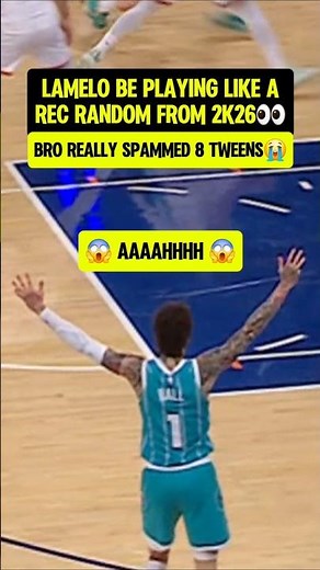 LaMelo DEMANDED the ball & did THIS😭