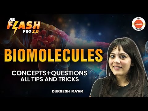 Biomolecules 🌟 High weightage & PYQs 🔥 JEE Mains 2024 2nd Attempt | Durgesh Ma'am