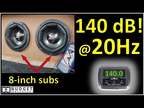 I Built A Rear-Loaded Horn Enclosure - 140db @20Hz - 6,000W SPL Test