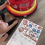 12V Kids Electric Bumper Car for Toddlers – Kiddokidz Ride-On Toy with Parent Remote, 360° Spin, Lights & Sounds, 2 PCS DIY Stickers, 2-Speed, Pink