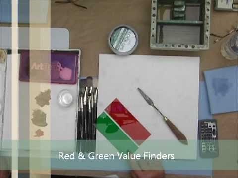 Value Scales: Painting With Acrylics - Value Finder - Great Art Tools!