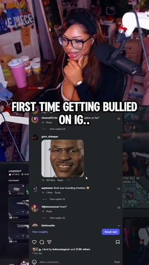 ig comments looking worse than a Twitter comment section 😭 #twitchstreamer #twitchclips #twitchfunny