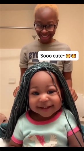 So cute 🥰 #wigfeverhair #babygirl #girlmom #bride #blackgirlmagic | Wigfever Hair