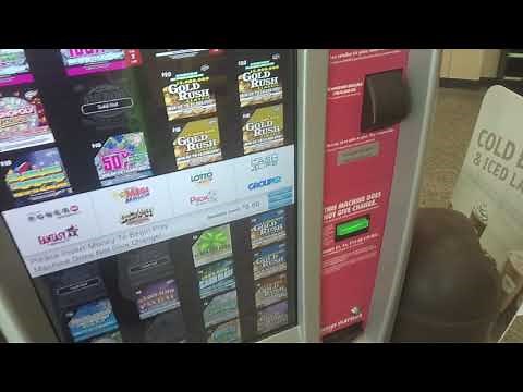 Using a Florida Lottery Ticket Vending Machine for Scratch-offs