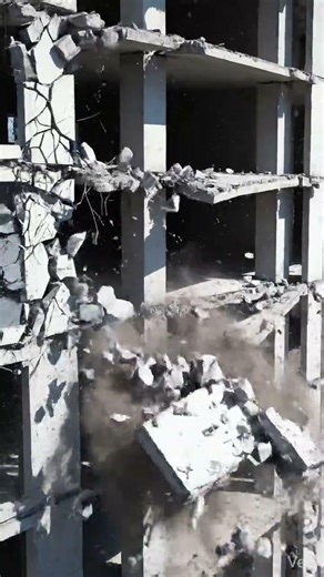 One Weak Column Caused Total Collapse #construction #engineeringfail #civilengineering #accident